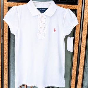 Ralph Laurent Toddler Girl's Polo Shirt